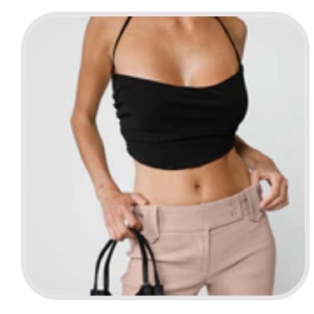 Tiger Mist Black Camisole Top